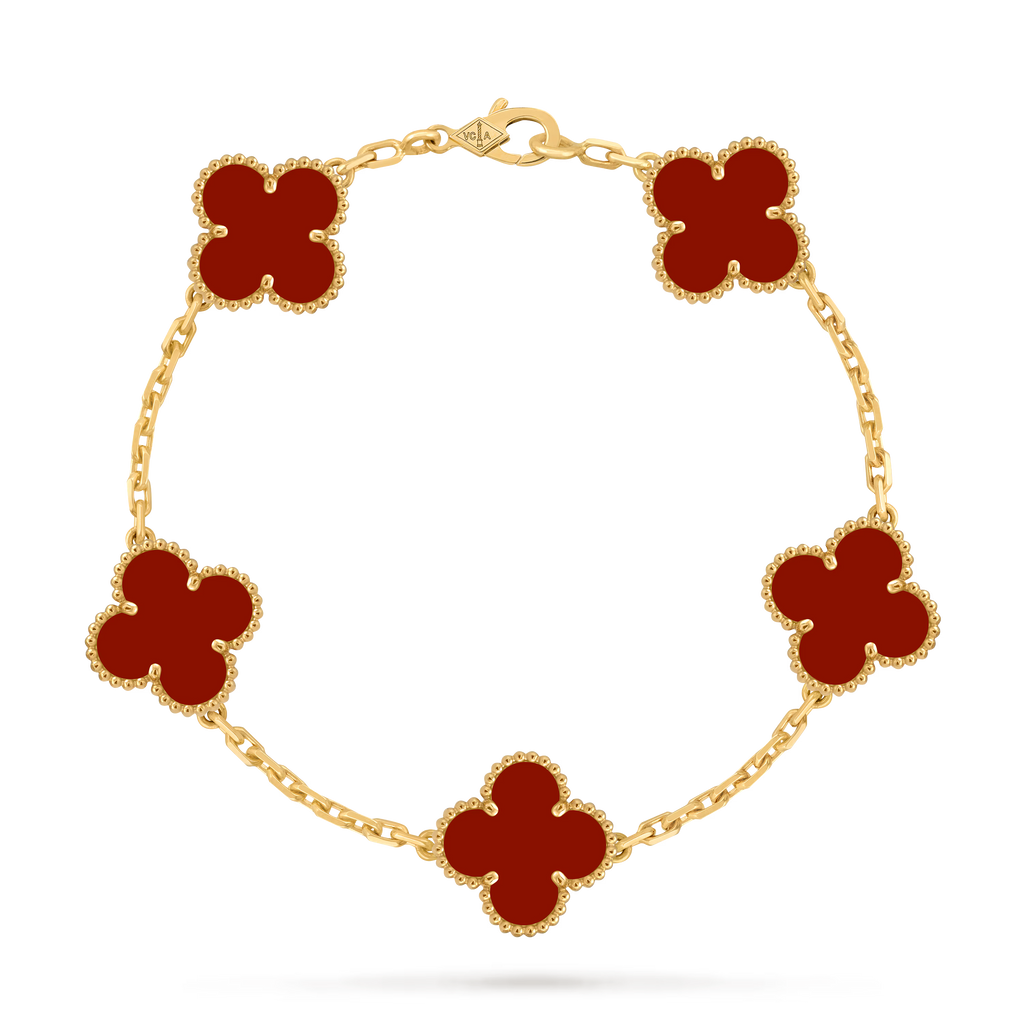 VINTAGE ALHAMBRA BRACELET 18K GOLD