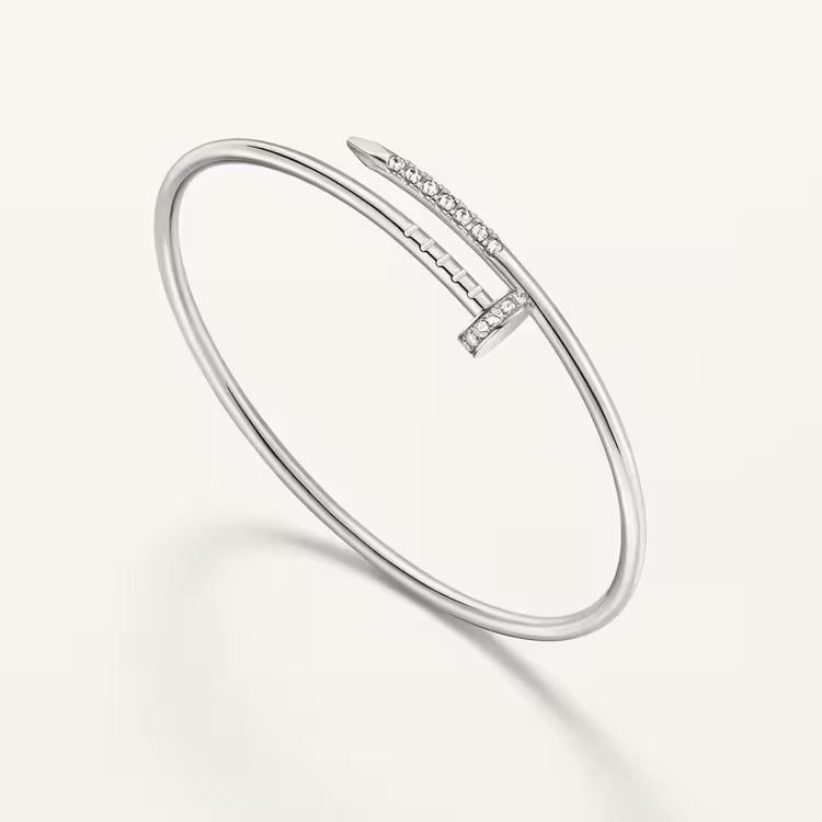 JUSTE UN CLOU BRACELET SMALL REVERSE-SET DIAMOND 18K GOLD