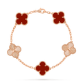 VINTAGE ALHAMBRA BRACELET 5 MOTIFS 18K ROSE GOLD