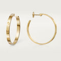 LOVE HOOP EARRINGS LARGE MODEL 18K GOLD