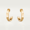 LOVE HOOP EARRINGS SMALL MODEL 18K GOLD