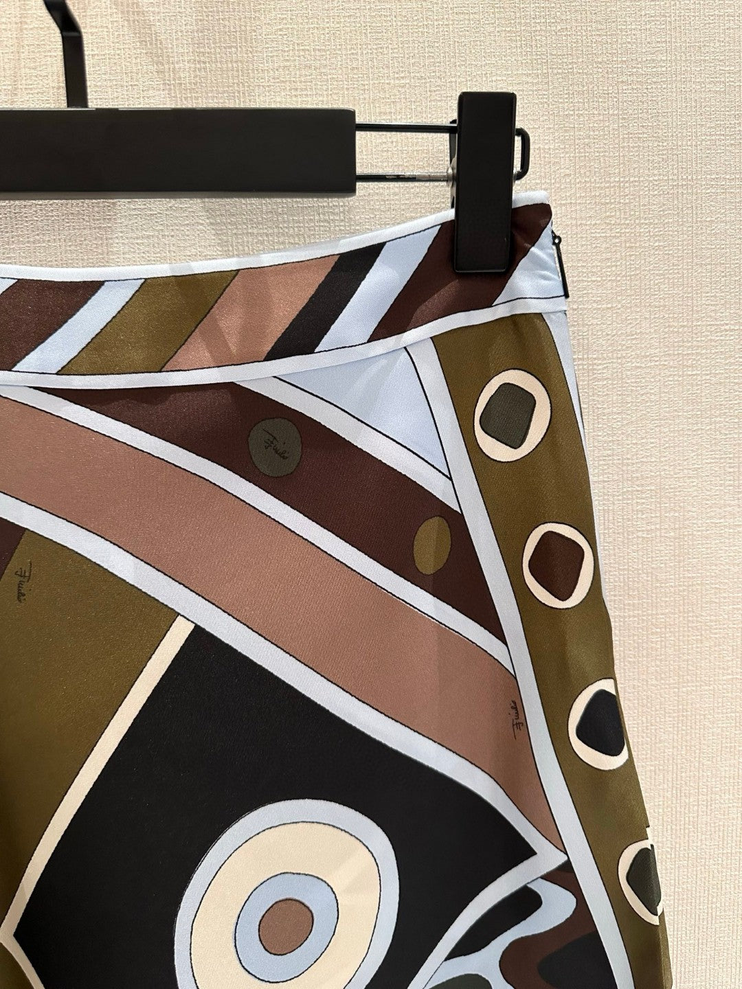 VIVARA PRINT SILK SCARF SKIRT