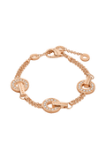 BVLGARI OPENWORK BRACELET SET WITH FULL PAVÉ DIAMONDS 18K GOLD