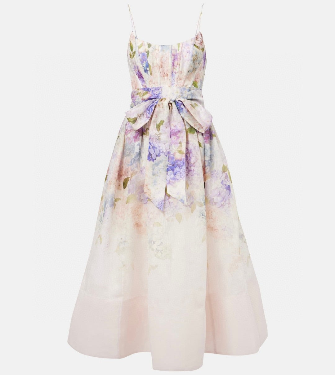 Zimmermann Dawning Corset Midi Dress