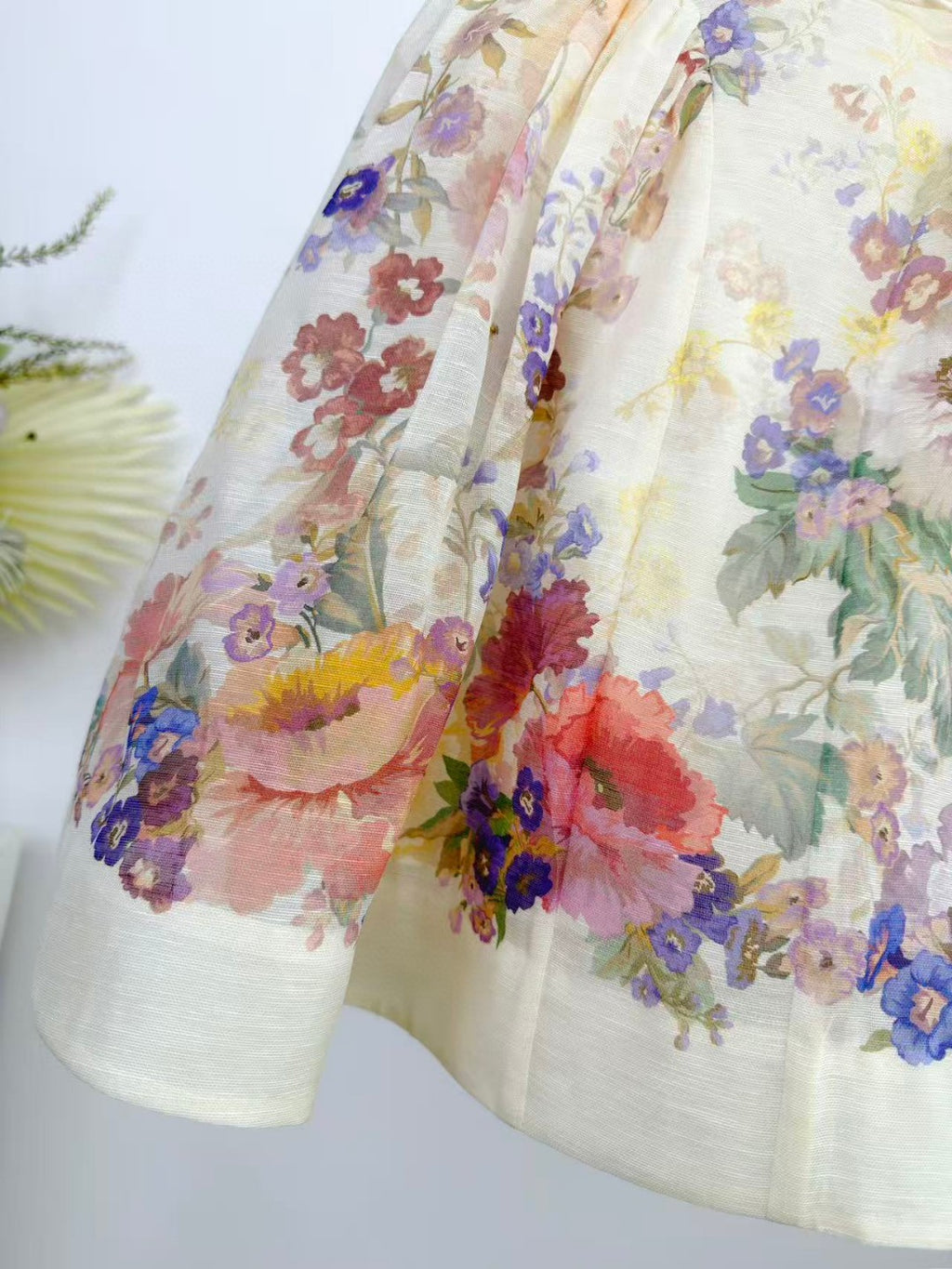 Zimmermann Alchemy Beaded Mini Dress Multi Floral