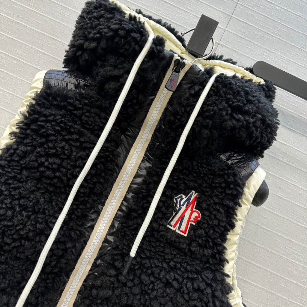 Moncler Grenoble Teddy Hooded Insulated Vest