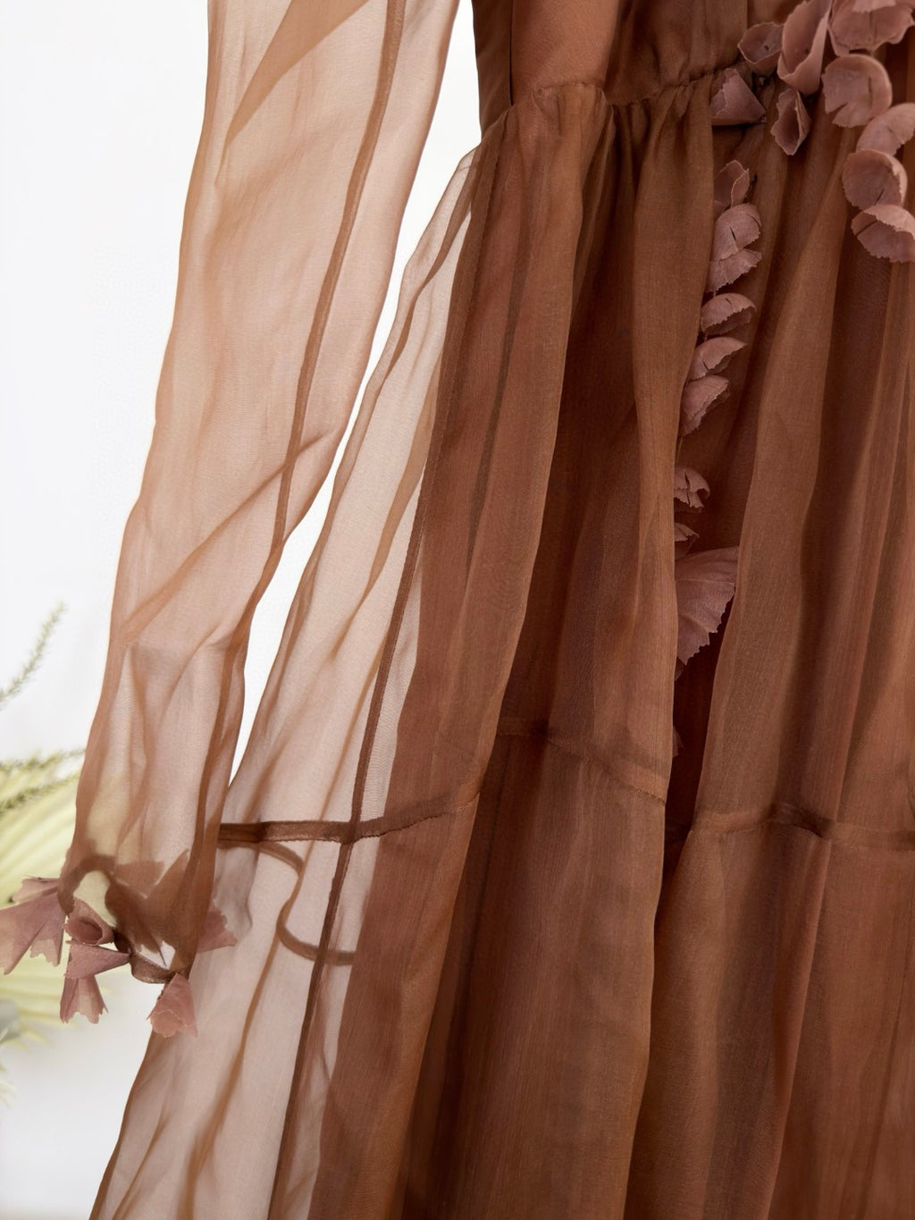 Zimmermann Como Floral-Applique Silk Maxi Dress