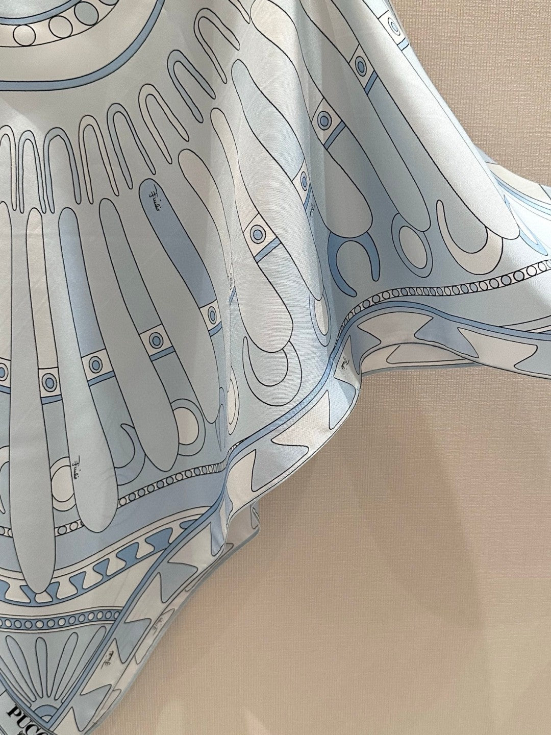 ANGOLI SILK KAFTAN TOP IN PALE BLUE