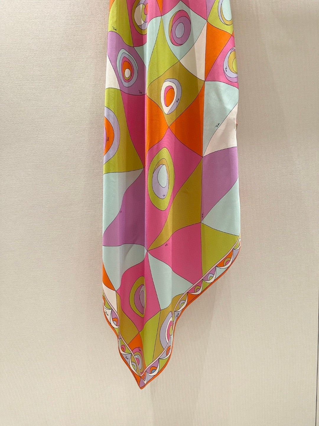 OCCHI PRINT SILK DRESS IN MULTI