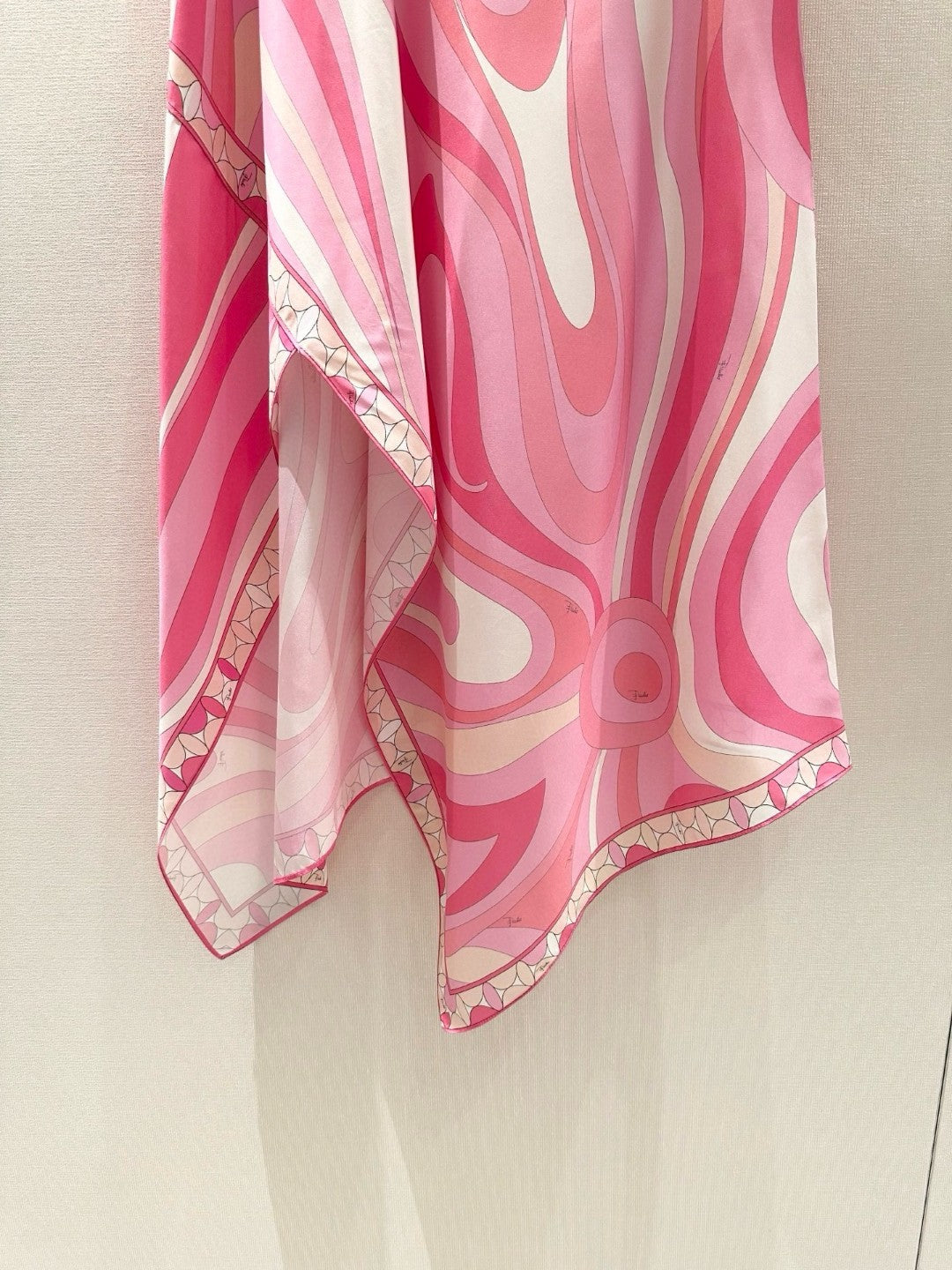 MARMO PRINT SILK SCARF SKIRT