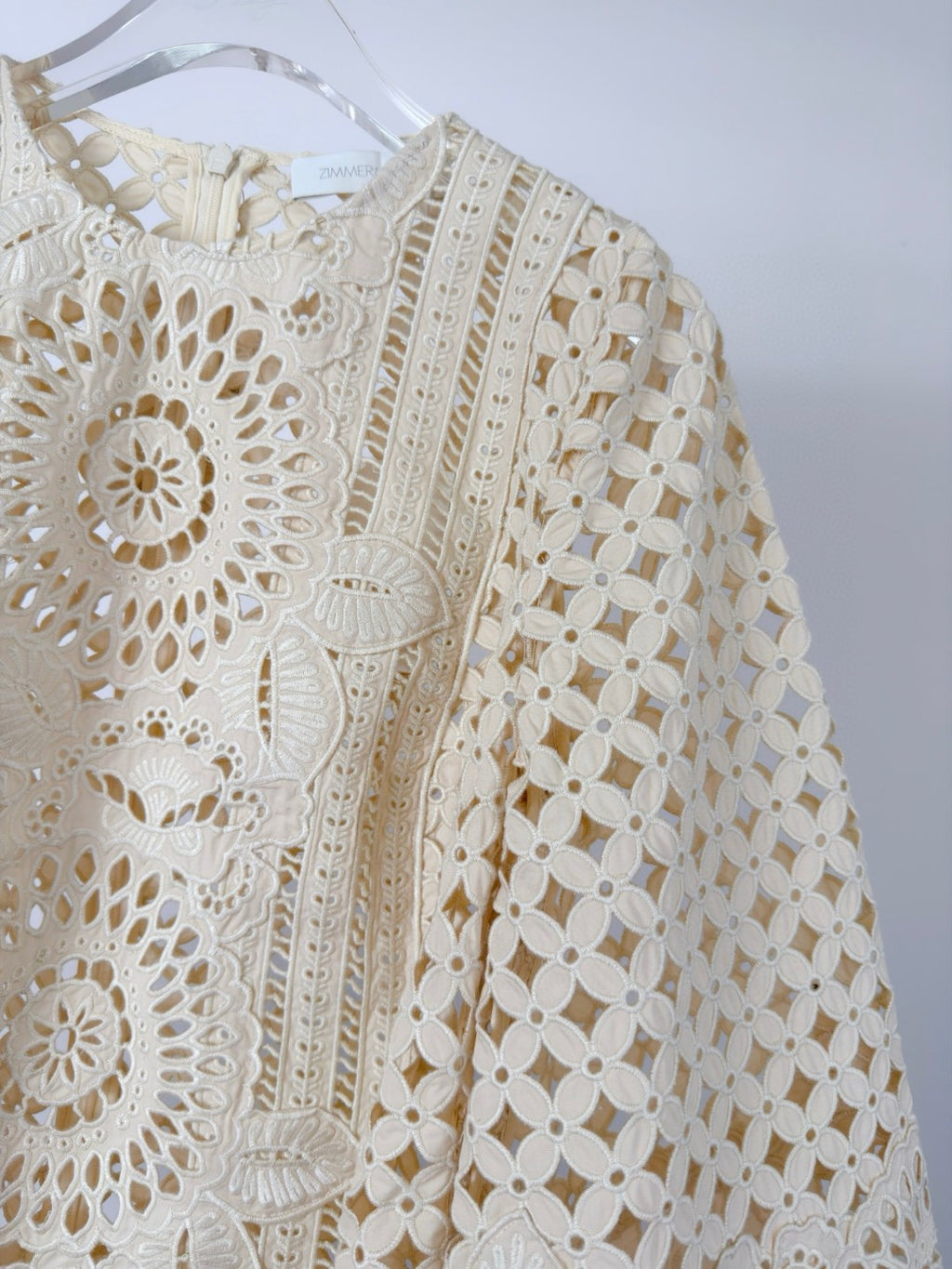 Zimmermann Indra Embroidered Mini Dress