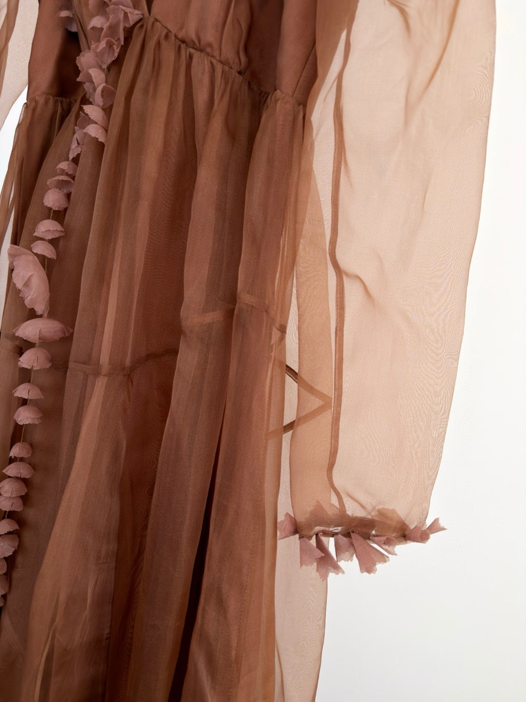 Zimmermann Como Floral-Applique Silk Maxi Dress