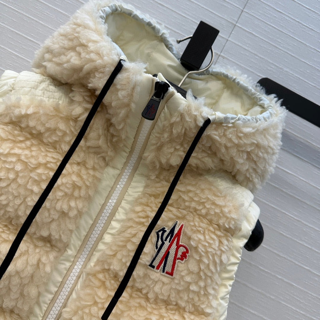 Moncler Grenoble Teddy Hooded Insulated Vest