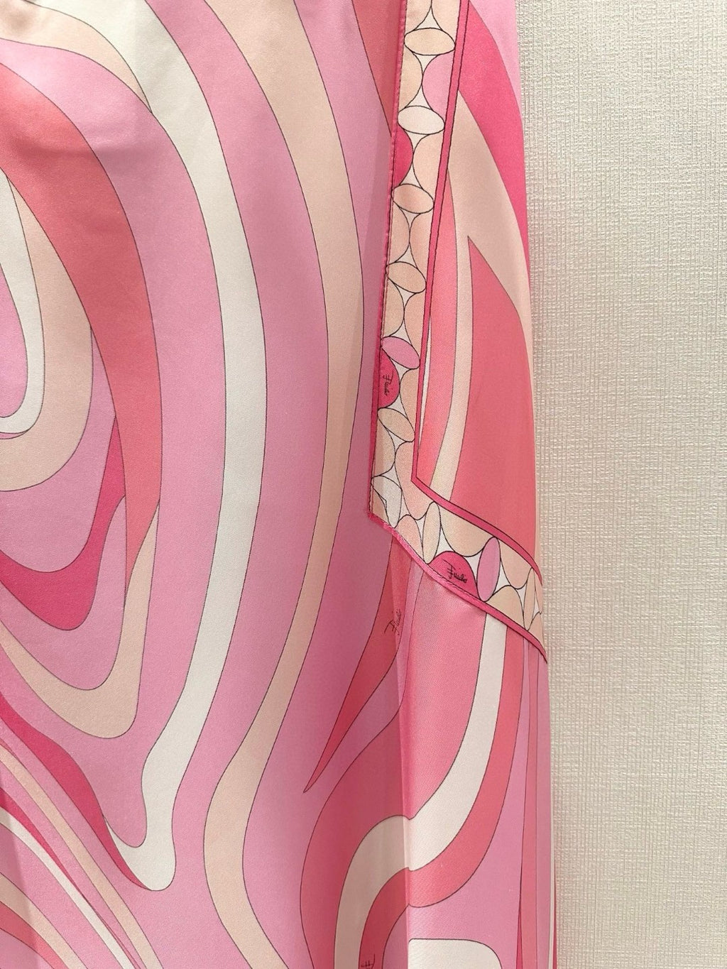 MARMO PRINT SILK SCARF SKIRT