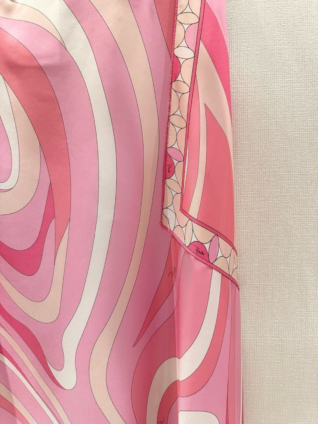 MARMO PRINT SILK SCARF SKIRT