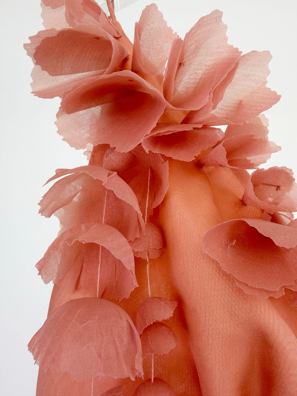 Zimmermann Como Floral-Applique Silk Maxi Dress in Pink