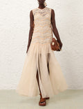 Zimmernann Illuminate Macramé Maxi Dress