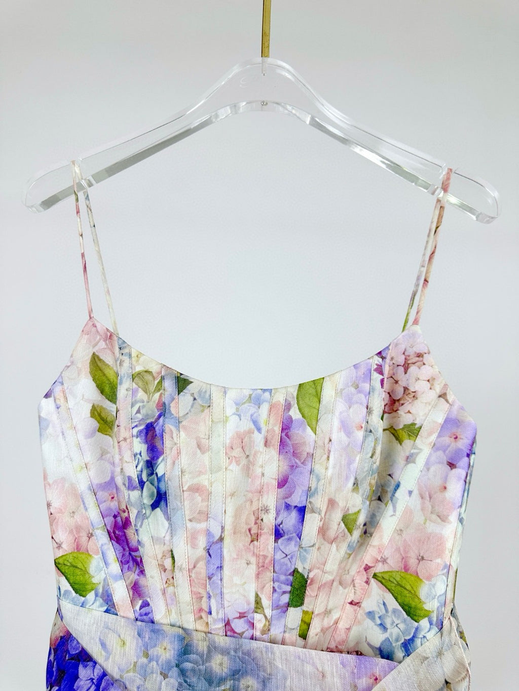 Zimmermann Dawning Corset Midi Dress