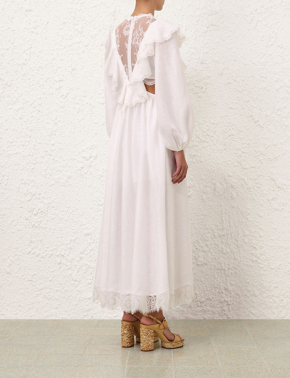 Zimmermann Sundance Lace Bodice Dress