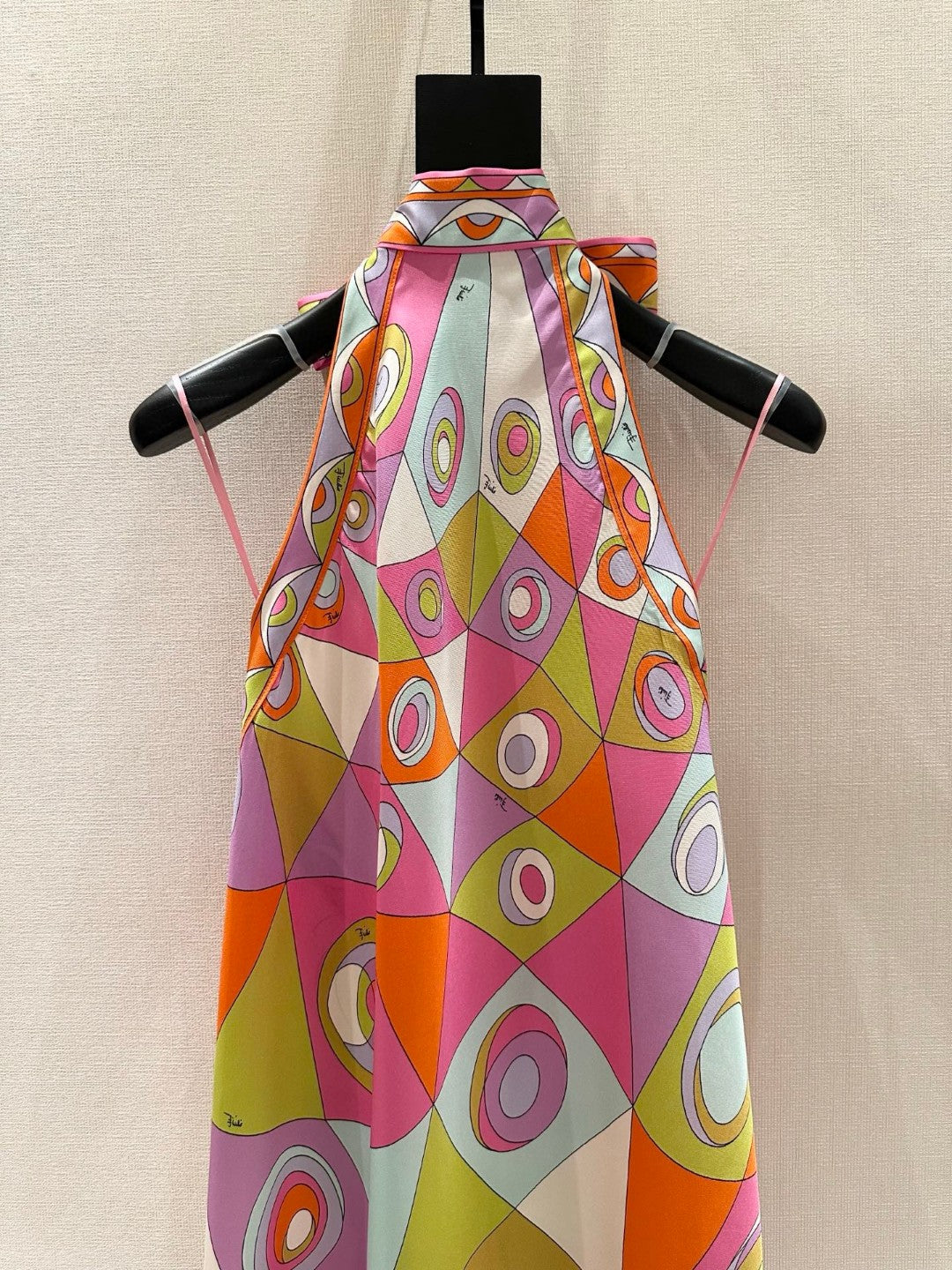 OCCHI PRINT SILK DRESS IN MULTI