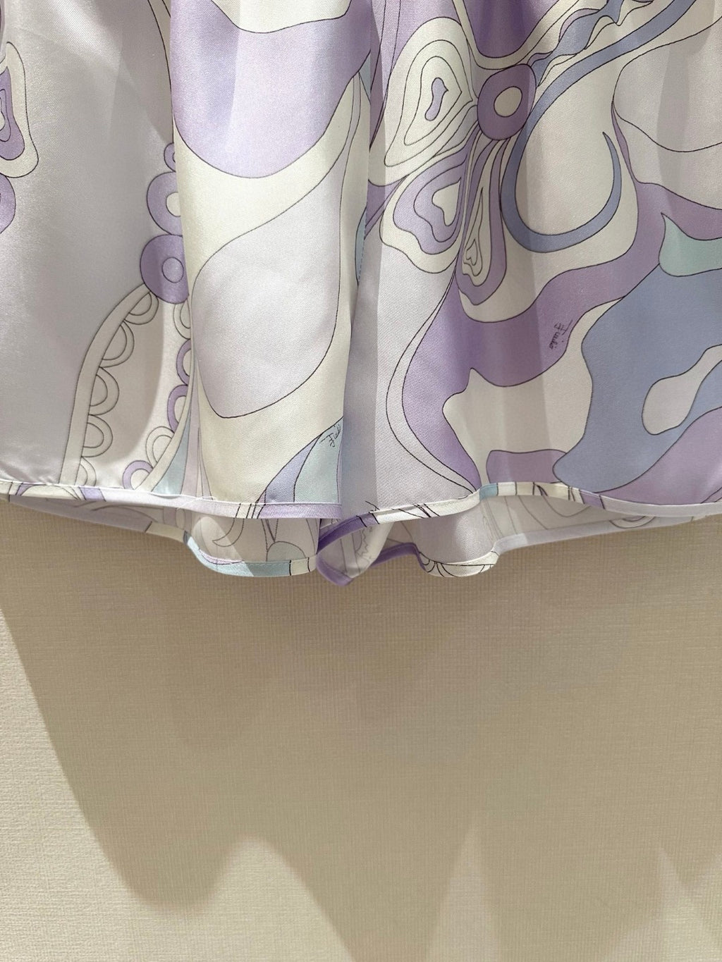 ORCHIDEE LOW-RISE SILK TWILL SHORTS