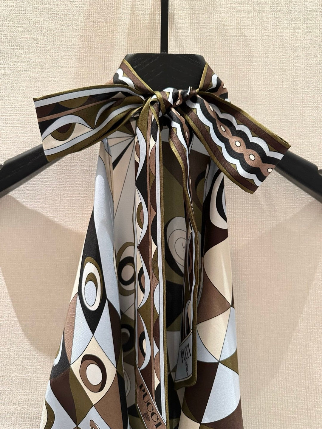 OCCHI SILK TWILL HALTER TOP