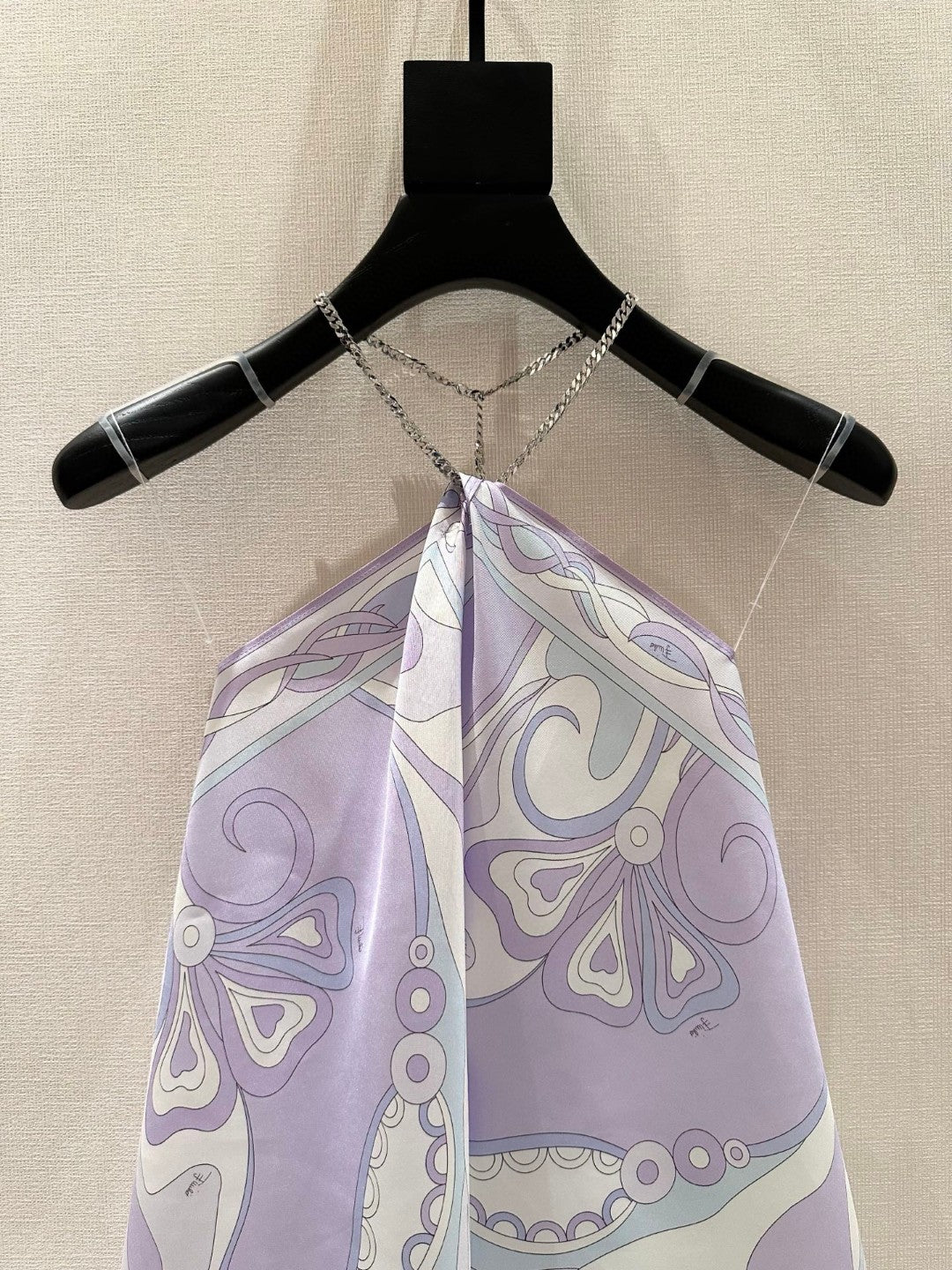 ORCHIDEE-PRINT CHAIN TOP