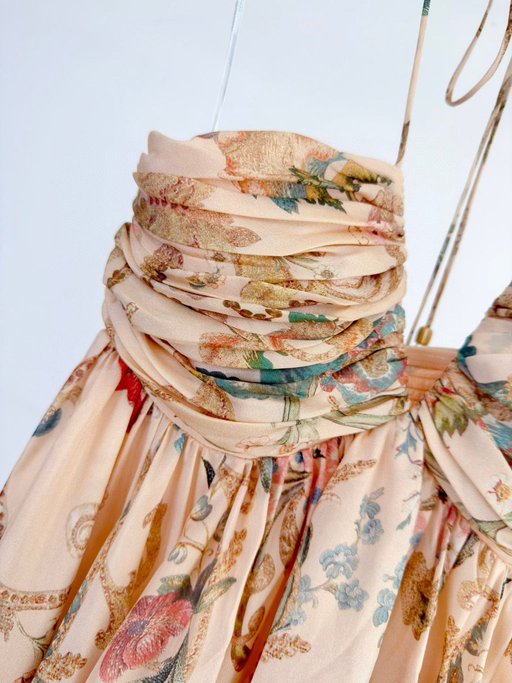 Zimmermann Roselight Halter Maxi Dress