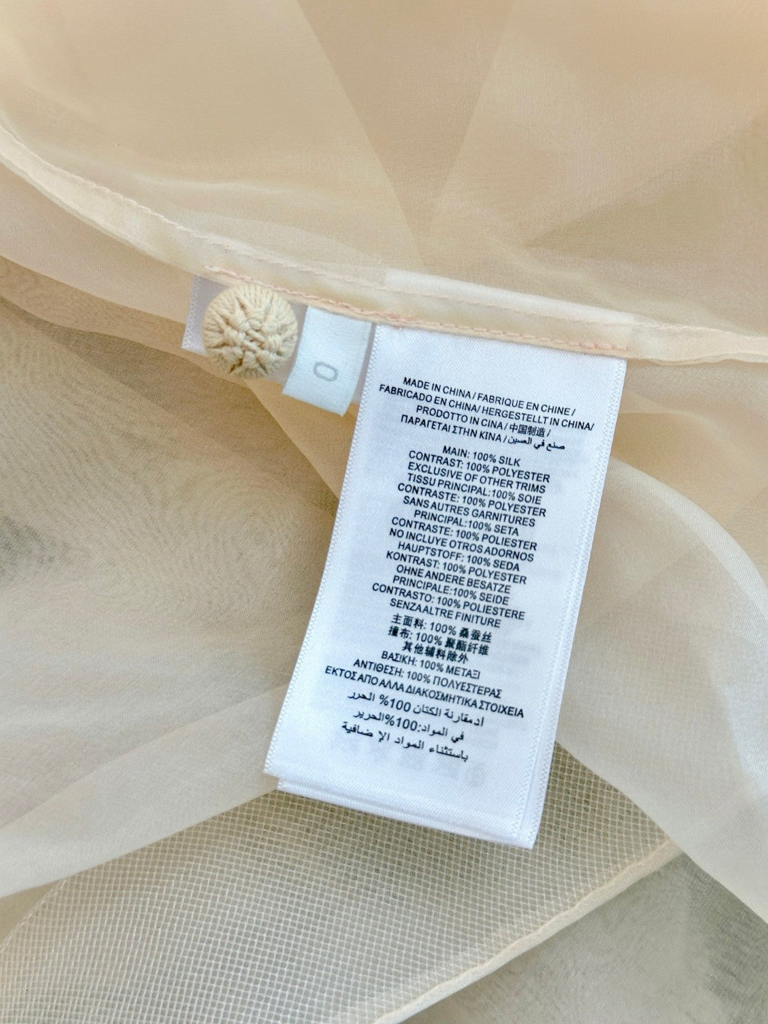 Zimmermann Illuminate Macramé Silk Organza Gown
