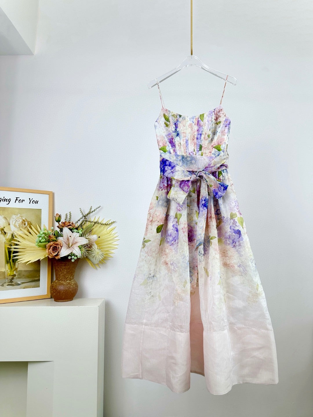 Zimmermann Dawning Corset Midi Dress