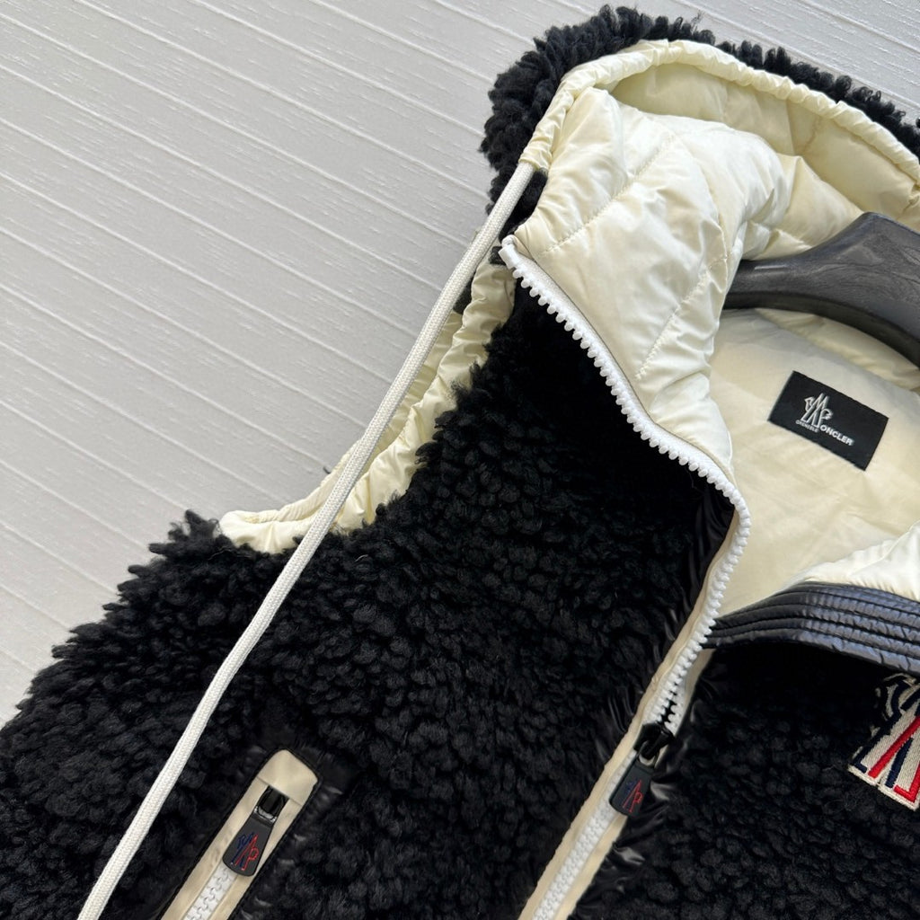 Moncler Grenoble Teddy Hooded Insulated Vest
