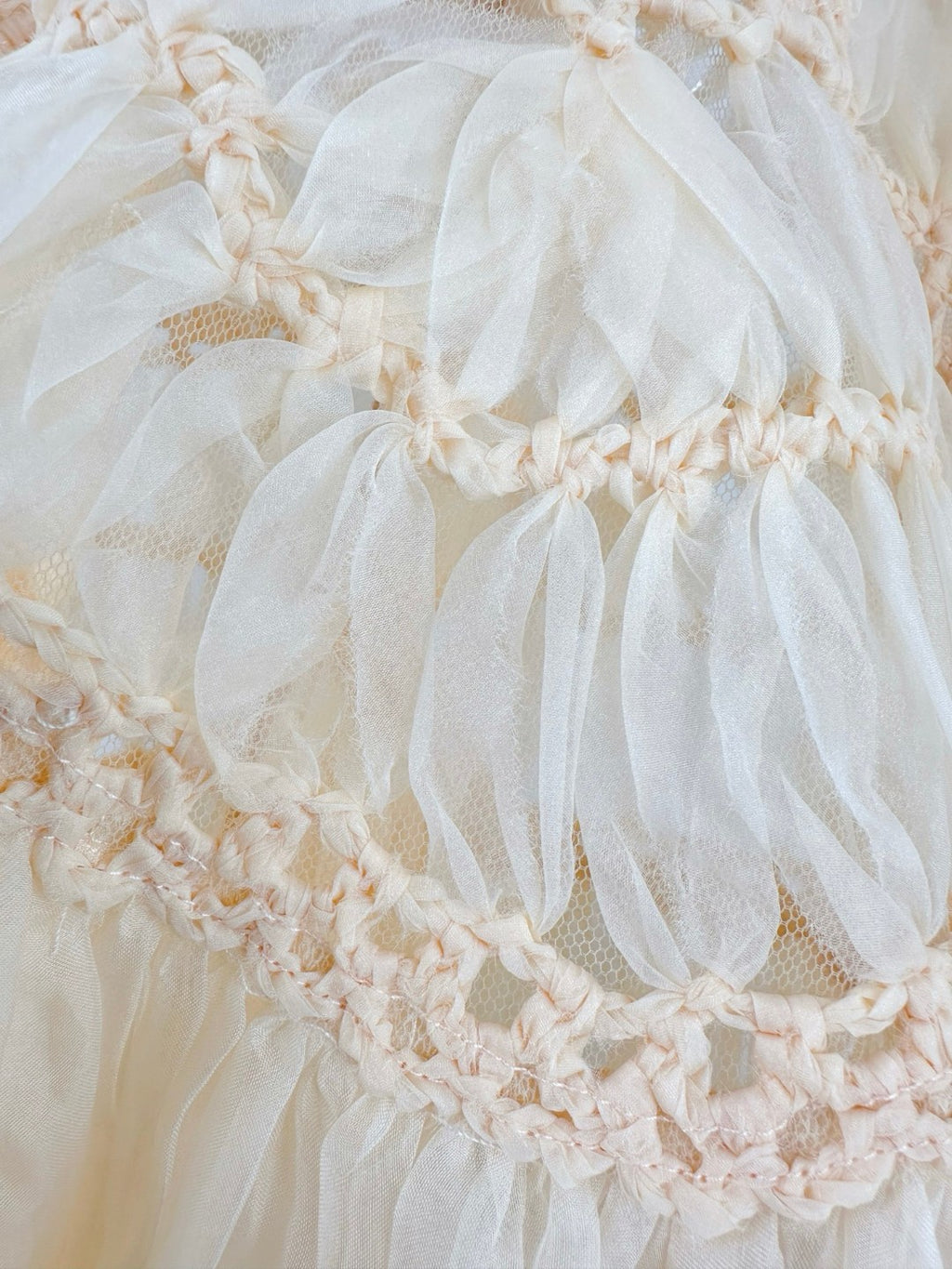 Zimmermann Illuminate Macramé Silk Organza Gown