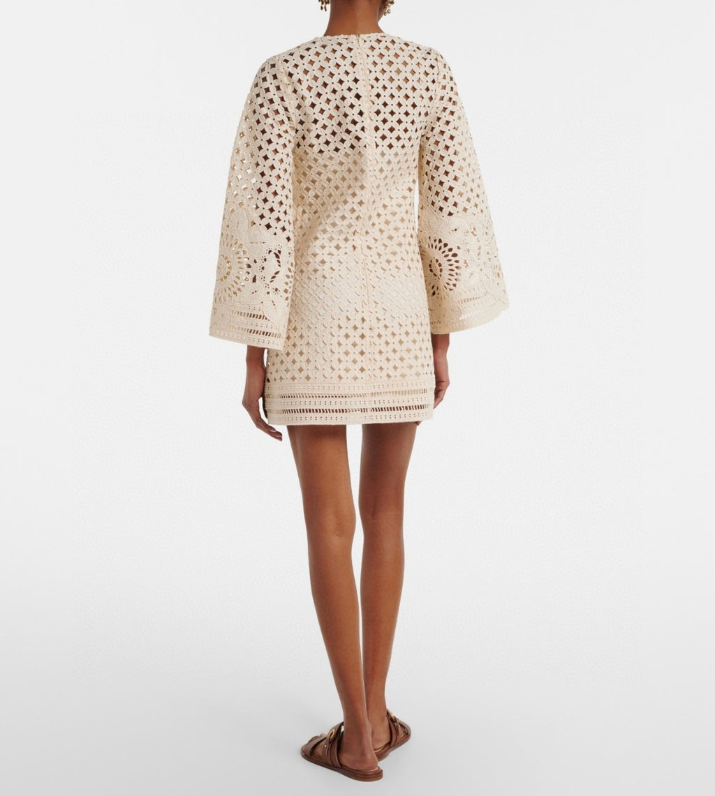 Zimmermann Indra Embroidered Mini Dress