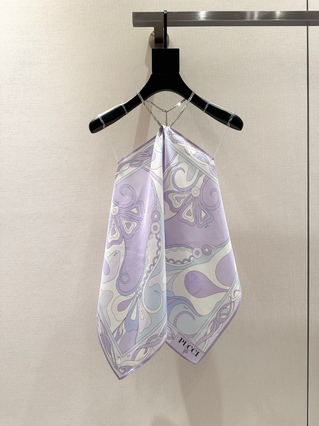 ORCHIDEE-PRINT CHAIN TOP