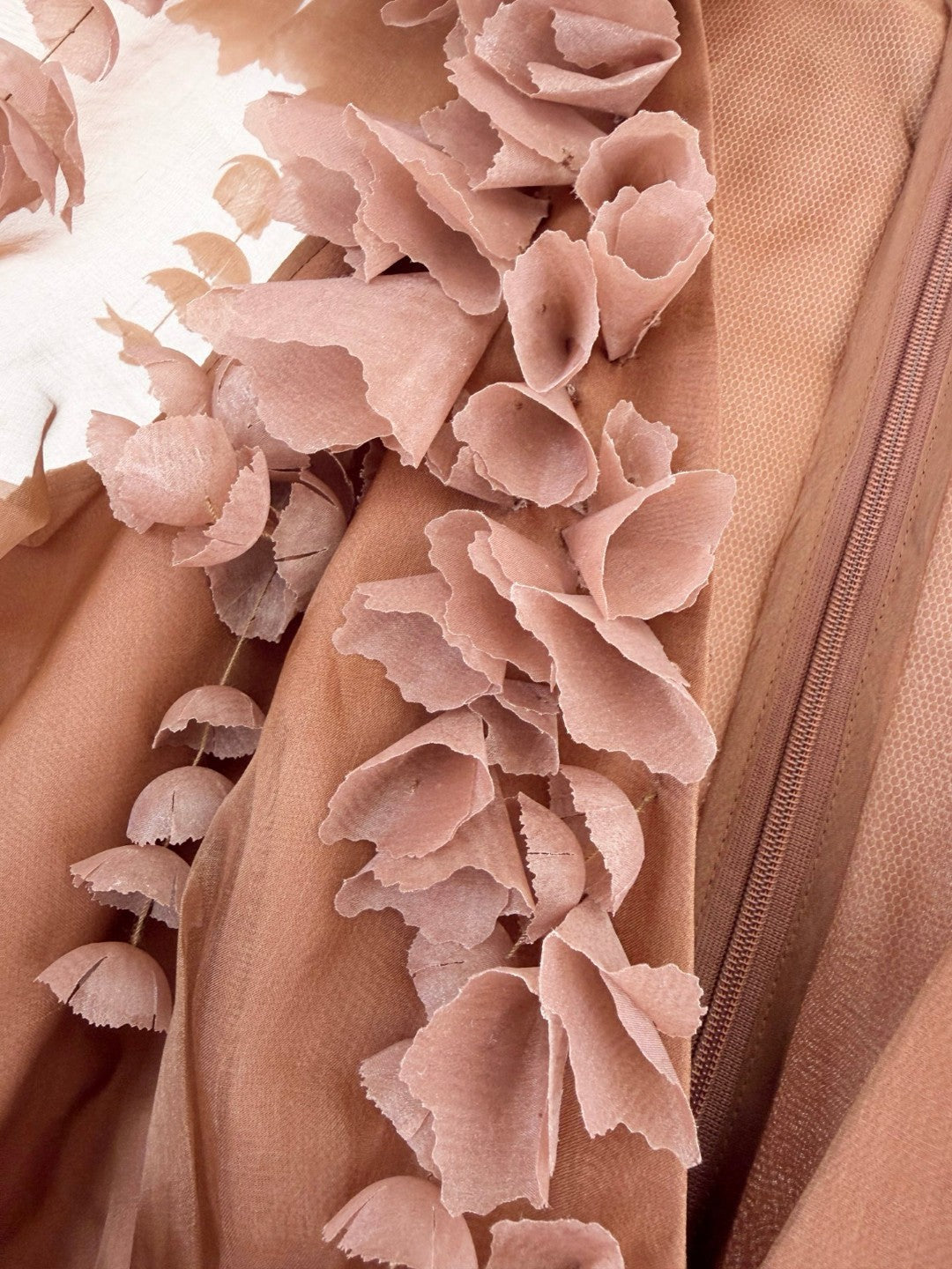 Zimmermann Como Floral-Applique Silk Maxi Dress