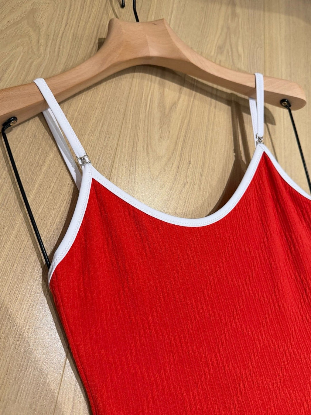 Chanel Coco Beach 2026 Swimsuit Red/White