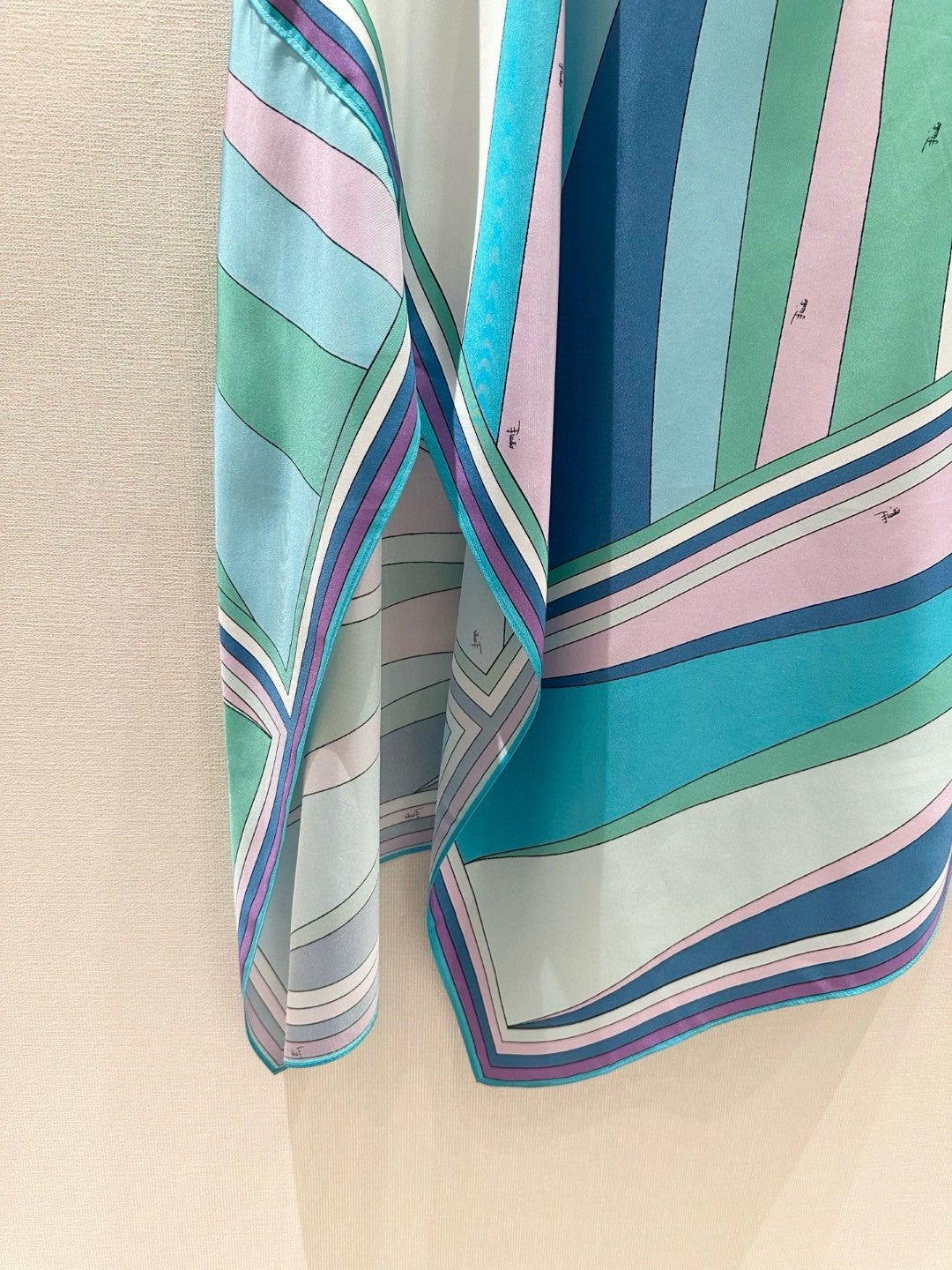 CIGNI PRINT SILK SCARF SKIRT