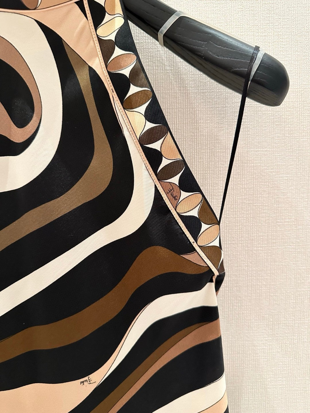 MARMO HALTERNECK SILK MIDI DRESS