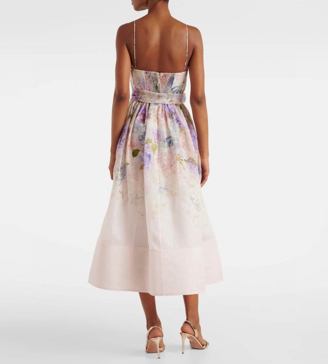Zimmermann Dawning Corset Midi Dress