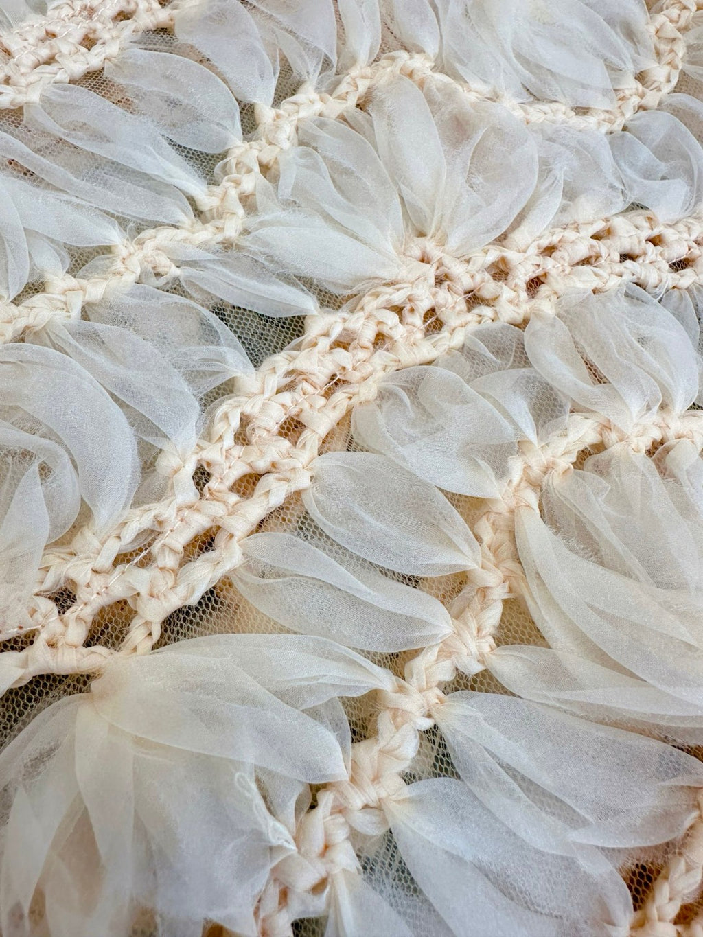Zimmermann Illuminate Macramé Silk Organza Gown
