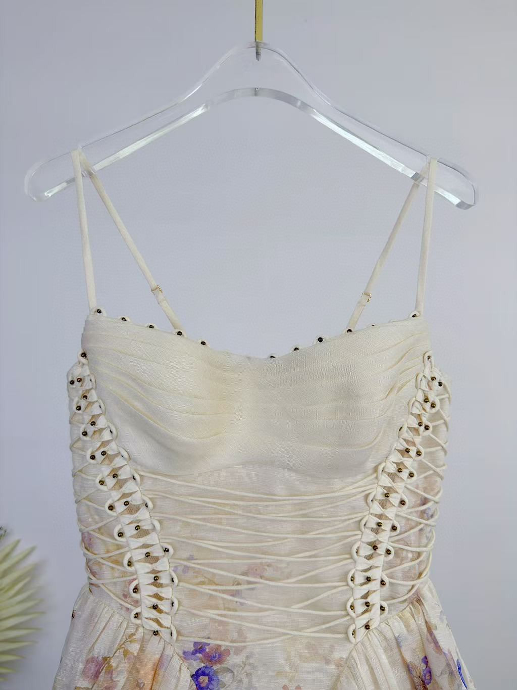 Zimmermann Alchemy Beaded Mini Dress Multi Floral