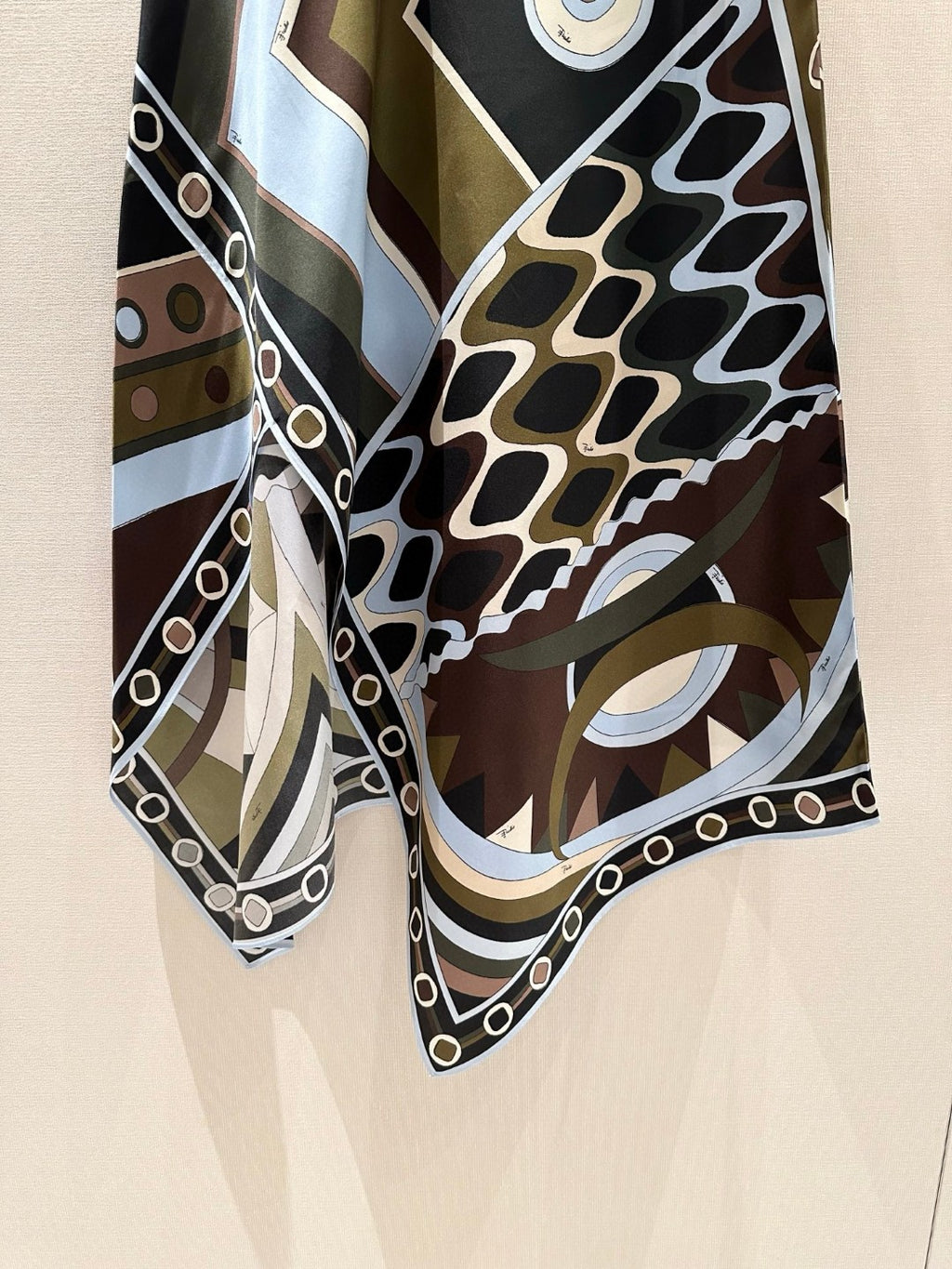 VIVARA PRINT SILK SCARF SKIRT