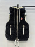 Moncler Grenoble Teddy Hooded Insulated Vest