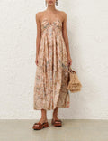 Zimmermann Roselight Halter Maxi Dress