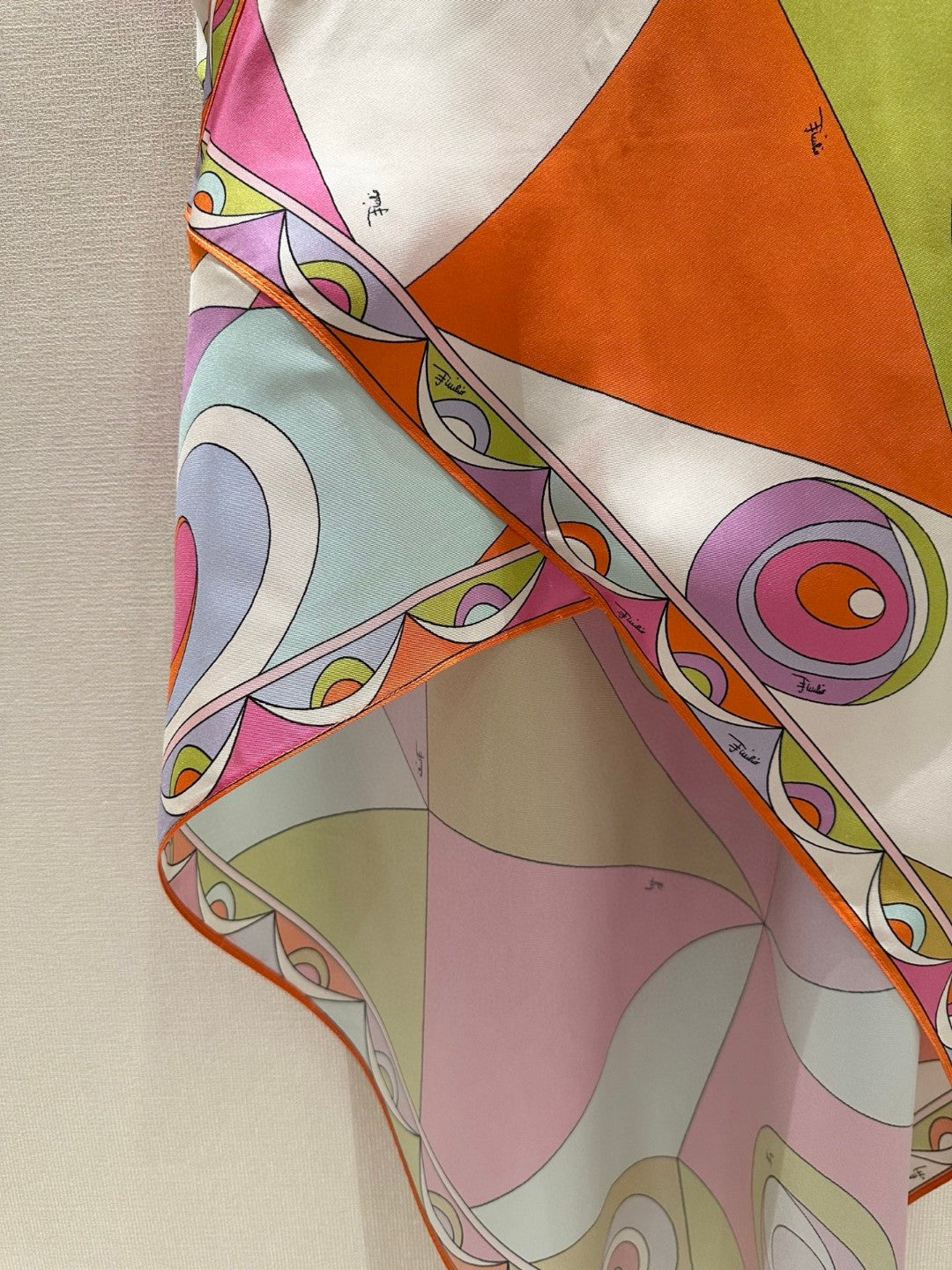 OCCHI PRINT SILK DRESS IN MULTI