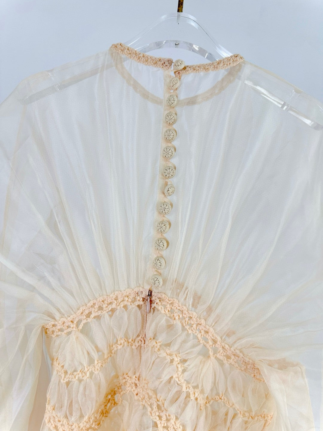Zimmermann Illuminate Macramé Silk Organza Gown
