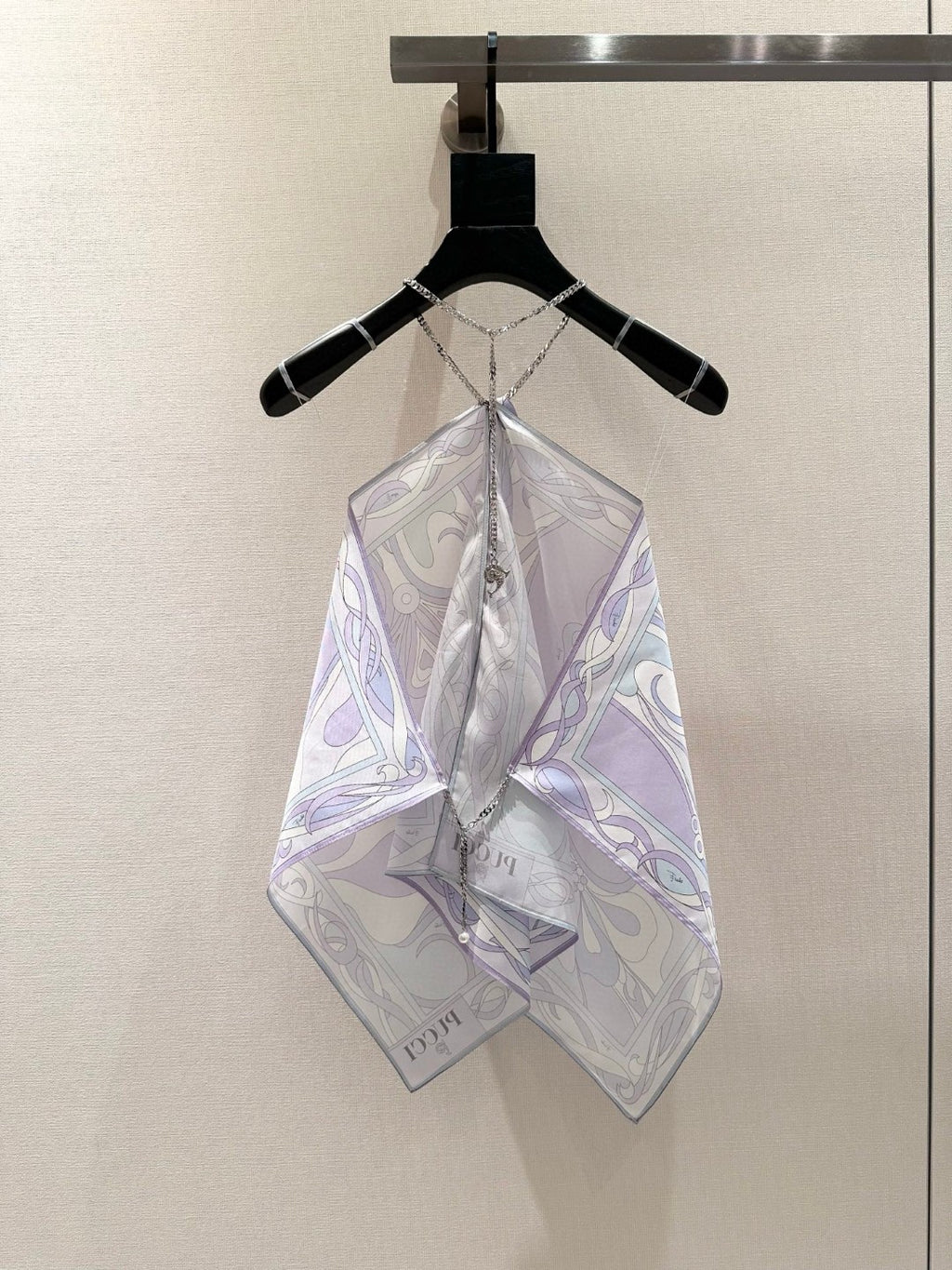 ORCHIDEE-PRINT CHAIN TOP