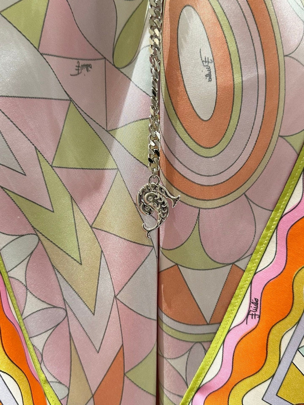 MANUBA PRINT CHAIN TOP