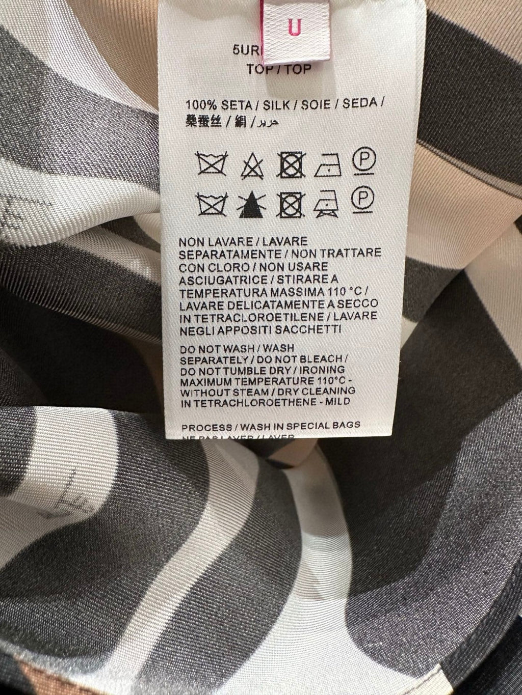 MARMO SILK TWILL HALTER TOP