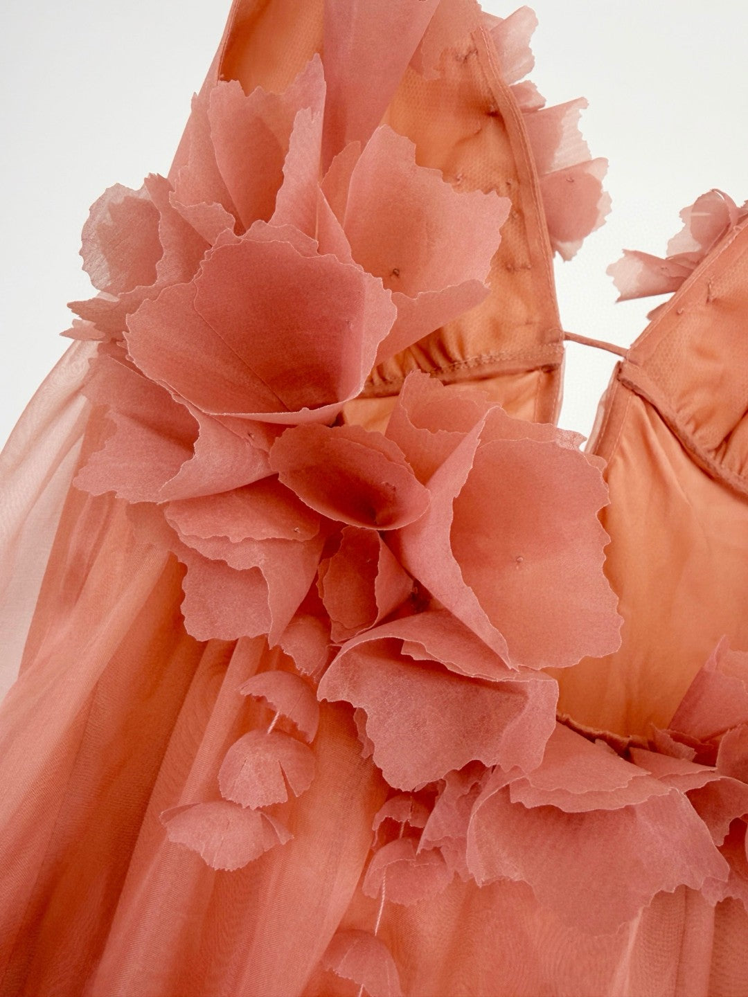 Zimmermann Como Floral-Applique Silk Maxi Dress in Pink